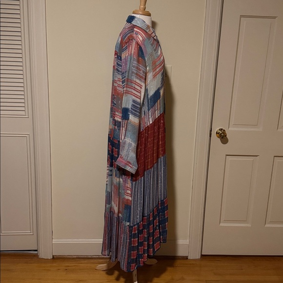 Tolani Multicolor Long Sleeve Maxi Dress - Picture 5 of 15